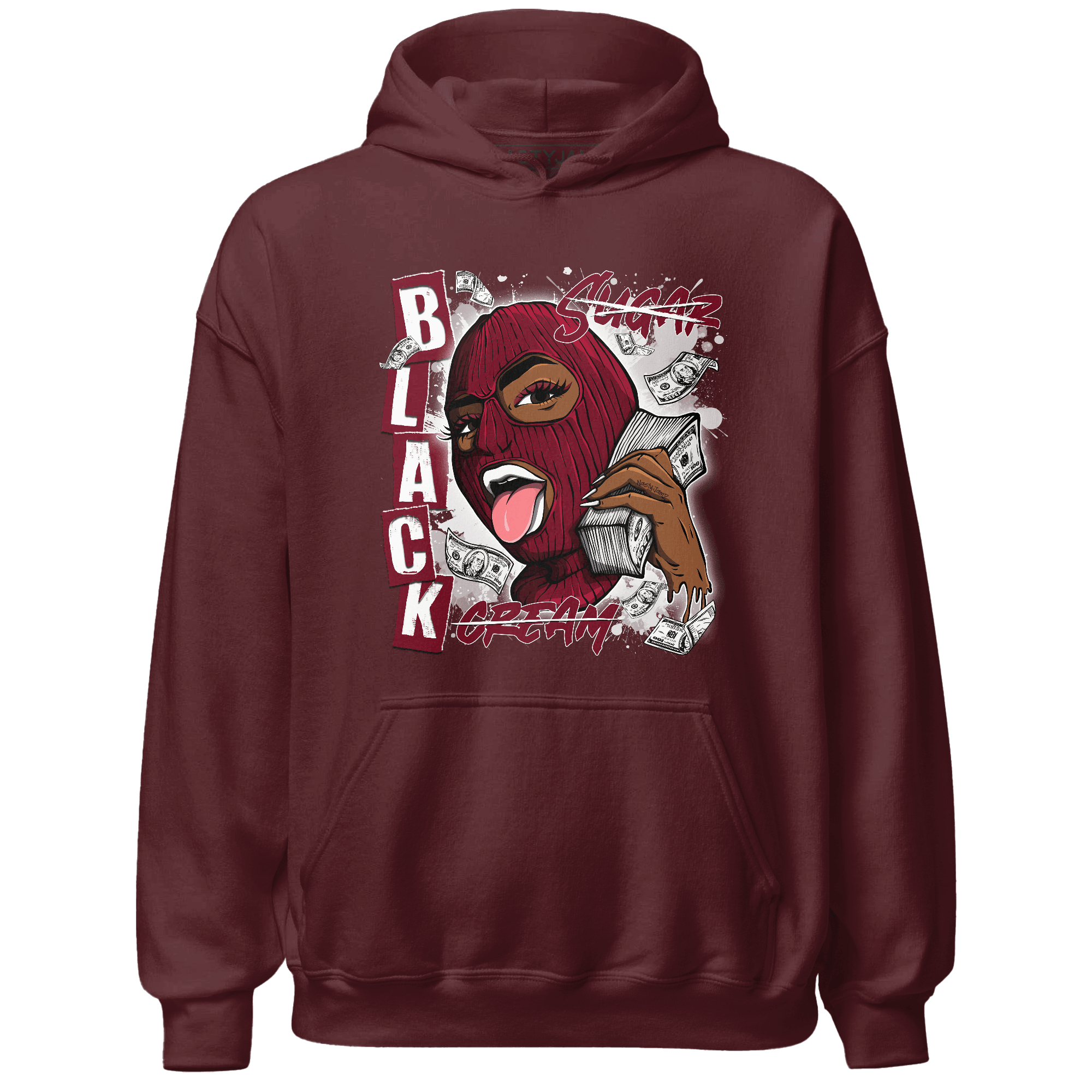 High White Team Red 1s Hoodie Match No Sugar No Cream - NastyJamz