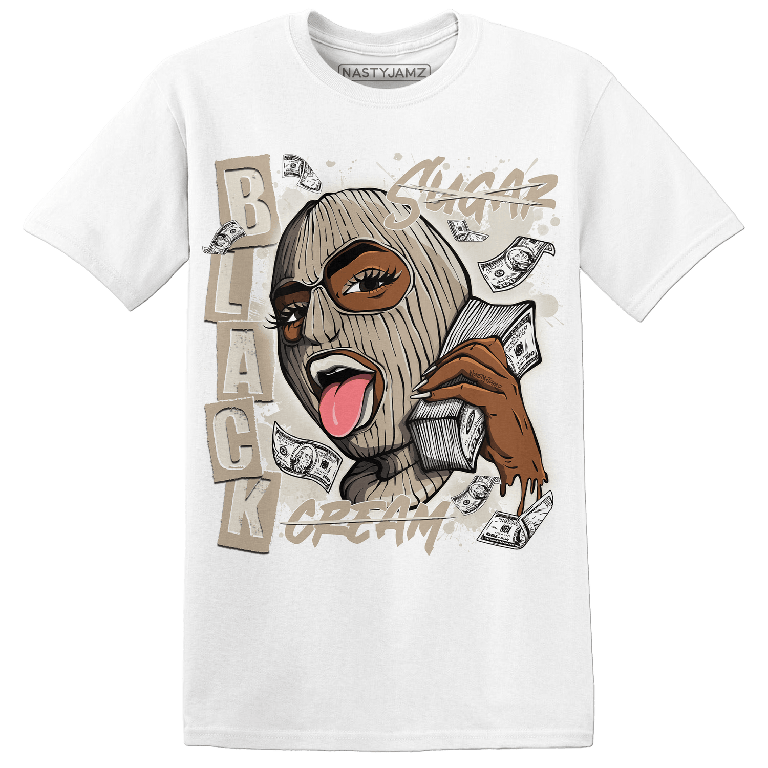 Latte 1s T Shirt Match No Sugar No Cream - NastyJamz