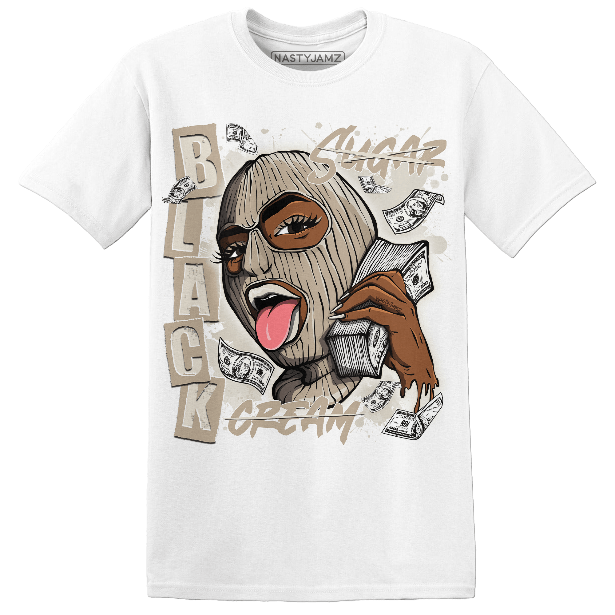 Latte 1s T Shirt Match No Sugar No Cream - NastyJamz