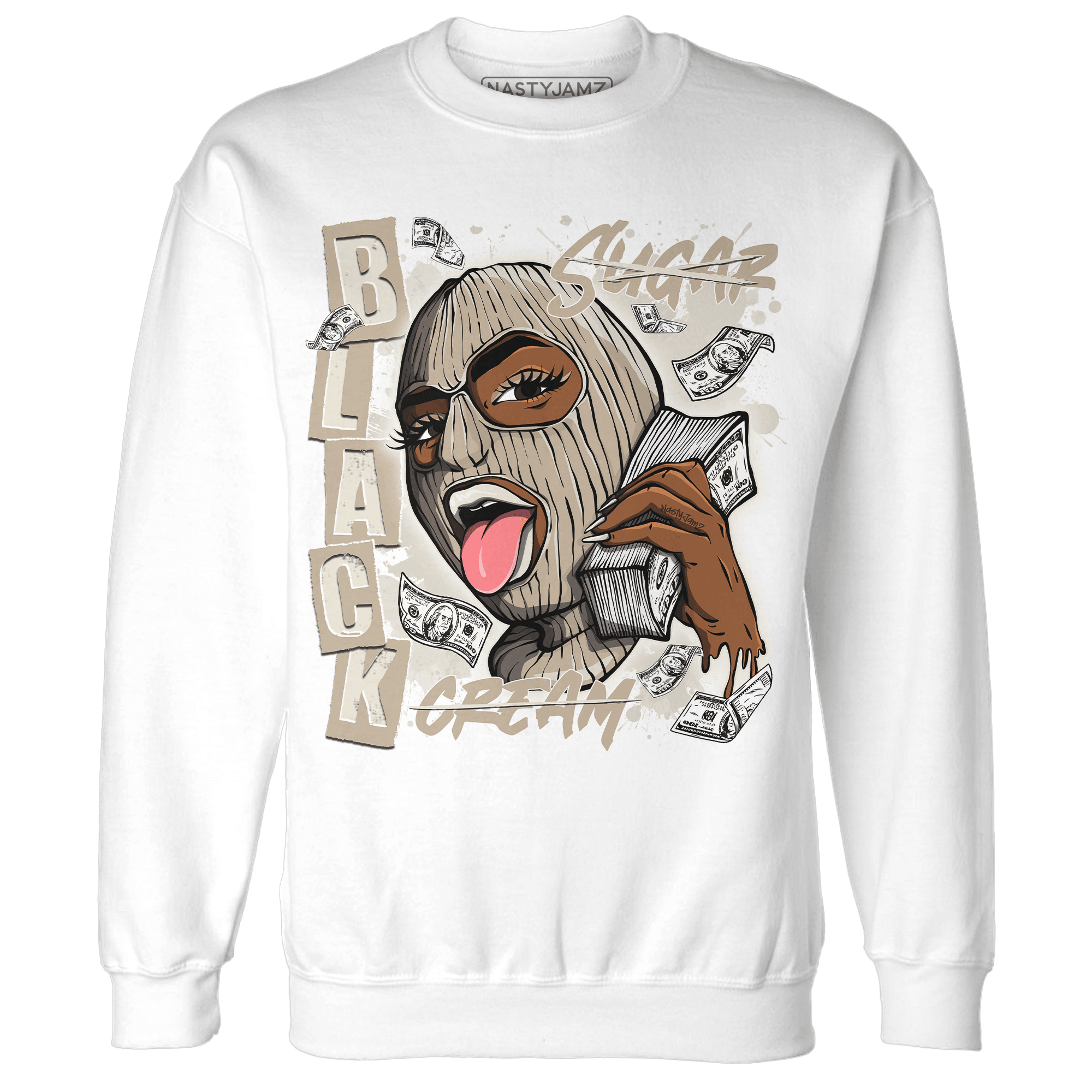 Latte 1s Sweatshirt Match No Sugar No Cream - NastyJamz