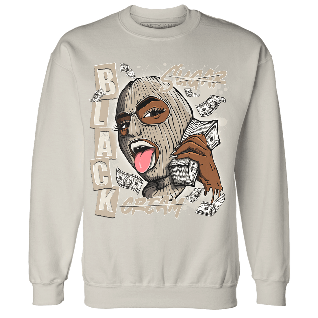 Latte 1s Sweatshirt Match No Sugar No Cream - NastyJamz