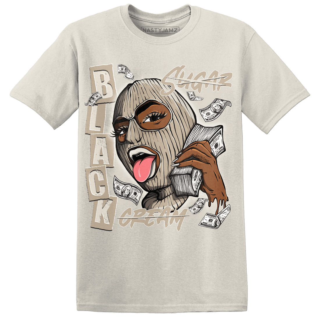 Latte 1s T Shirt Match No Sugar No Cream - NastyJamz