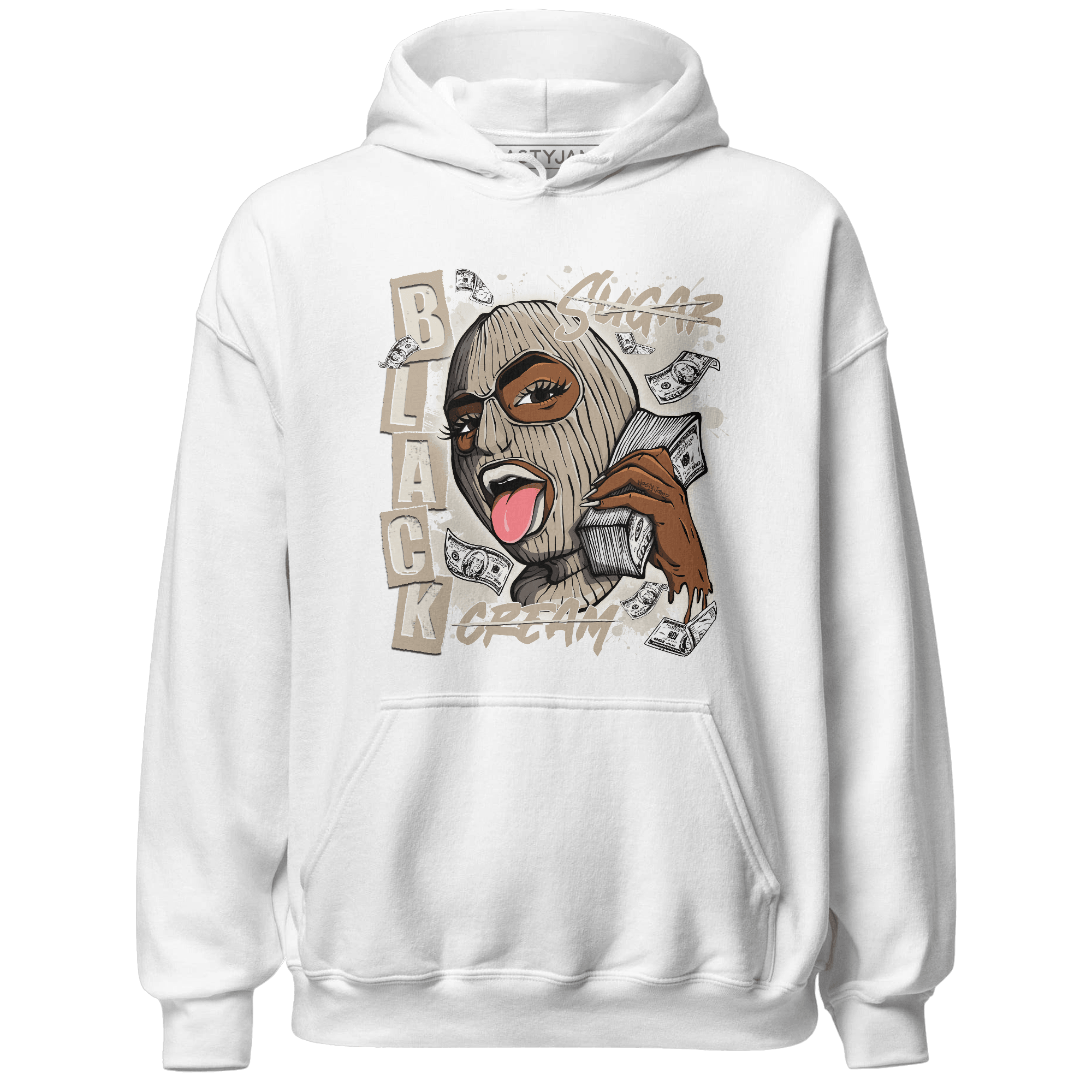 Latte 1s Hoodie Match No Sugar No Cream - NastyJamz