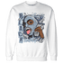 Mid Diffused Blue Grey 1s Sweatshirt Match No Sugar No Cream - NastyJamz
