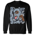 Mid Diffused Blue Grey 1s Sweatshirt Match No Sugar No Cream - NastyJamz