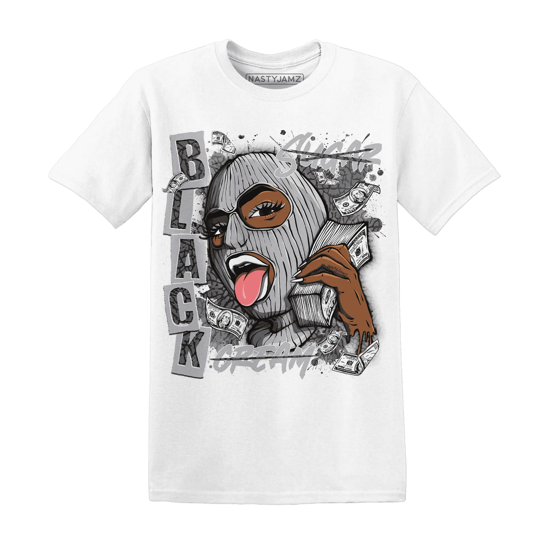 Cement-Grey-3s-T-Shirt-Match-No-Sugar-No-Cream