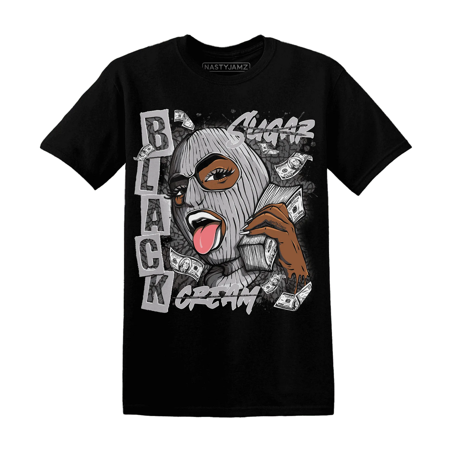 Cement-Grey-3s-T-Shirt-Match-No-Sugar-No-Cream