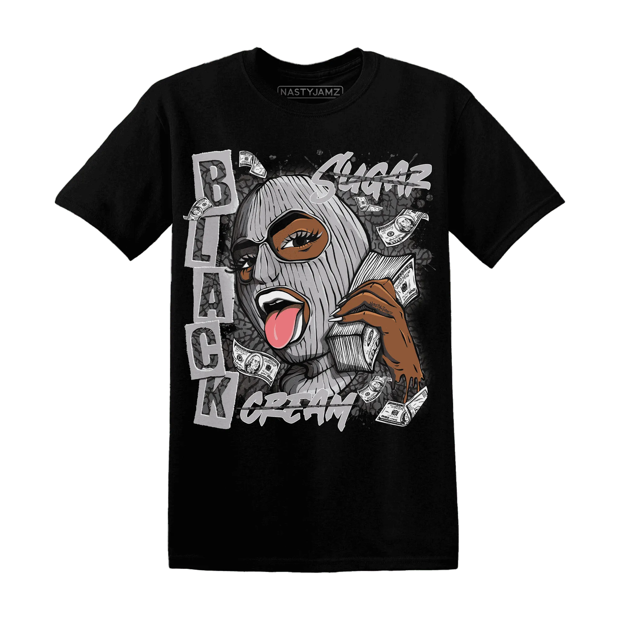 Cement-Grey-3s-T-Shirt-Match-No-Sugar-No-Cream