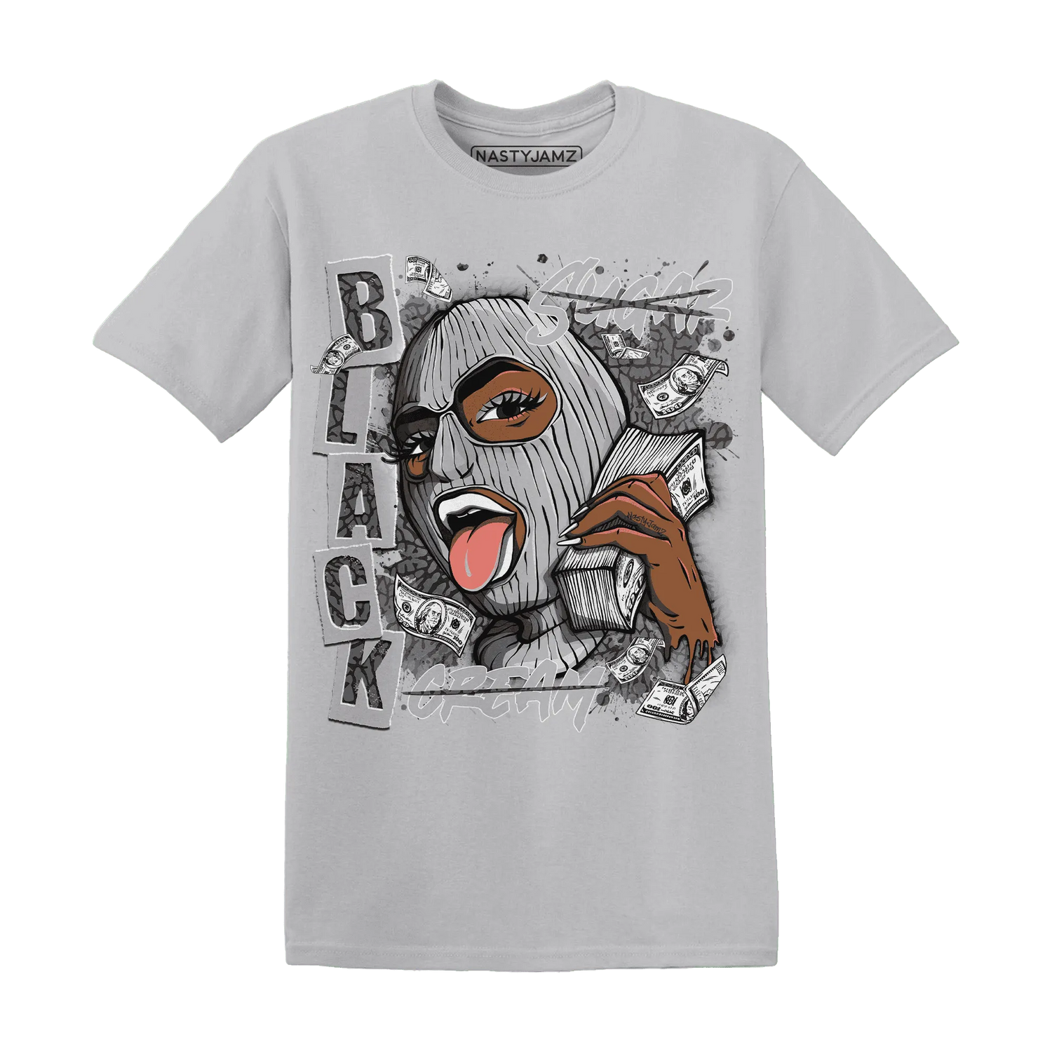 Cement-Grey-3s-T-Shirt-Match-No-Sugar-No-Cream