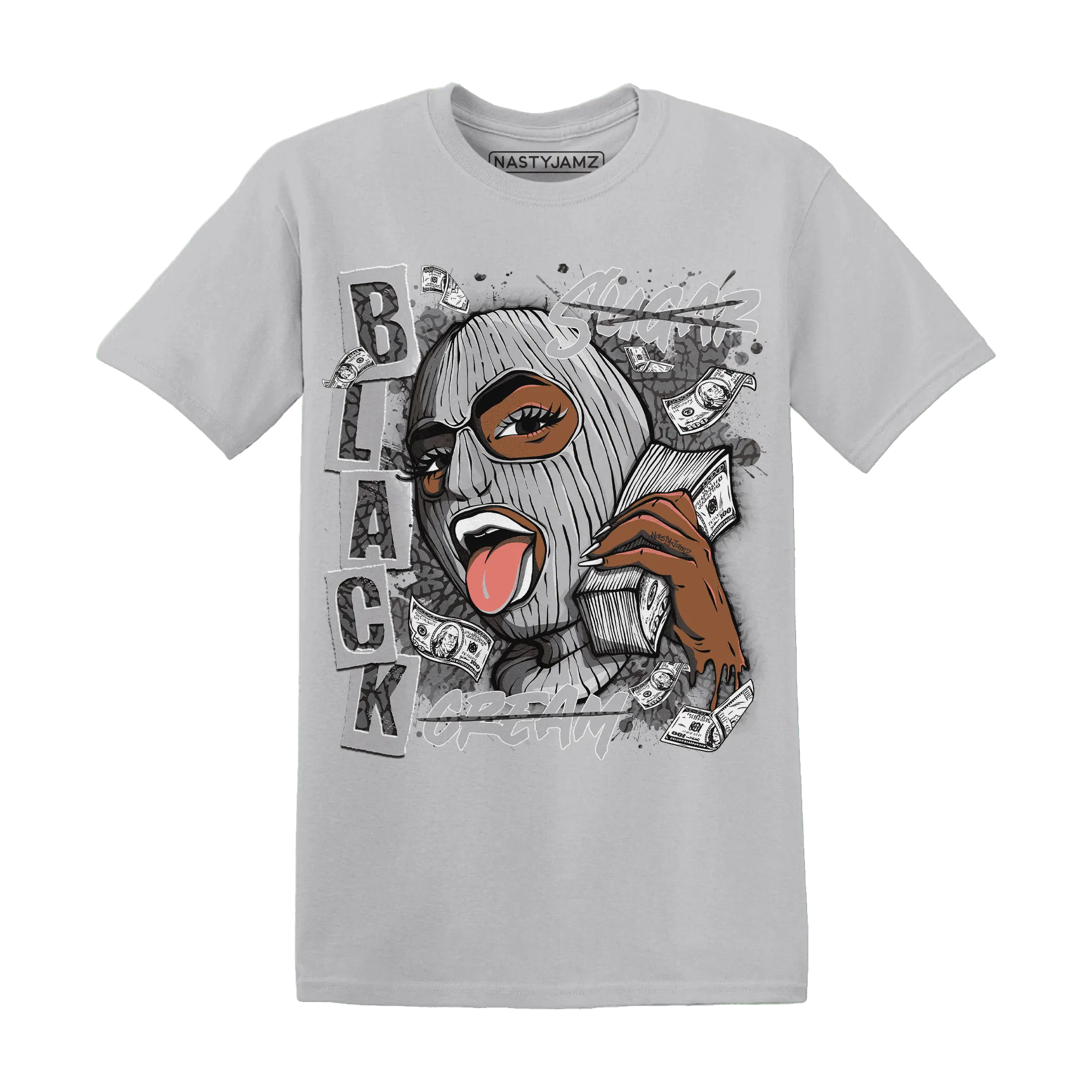 Cement-Grey-3s-T-Shirt-Match-No-Sugar-No-Cream
