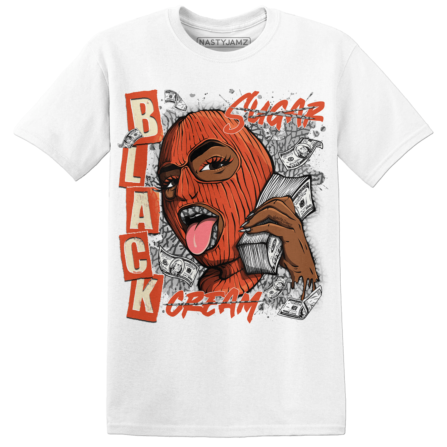 Georgia Peach 3s T Shirt Match No Sugar No Cream - NastyJamz
