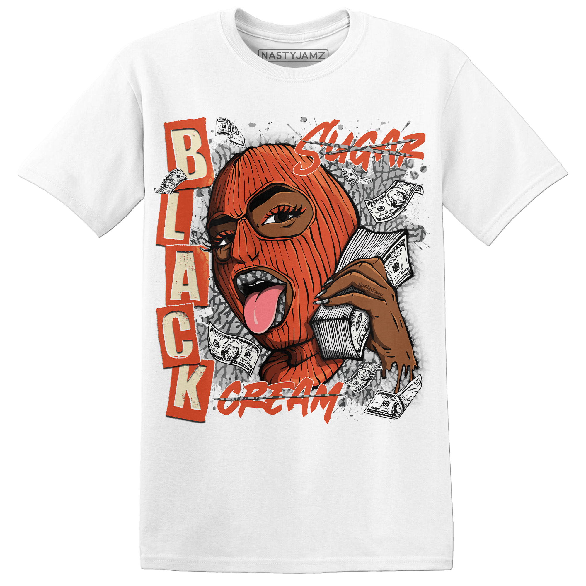 Georgia Peach 3s T Shirt Match No Sugar No Cream - NastyJamz