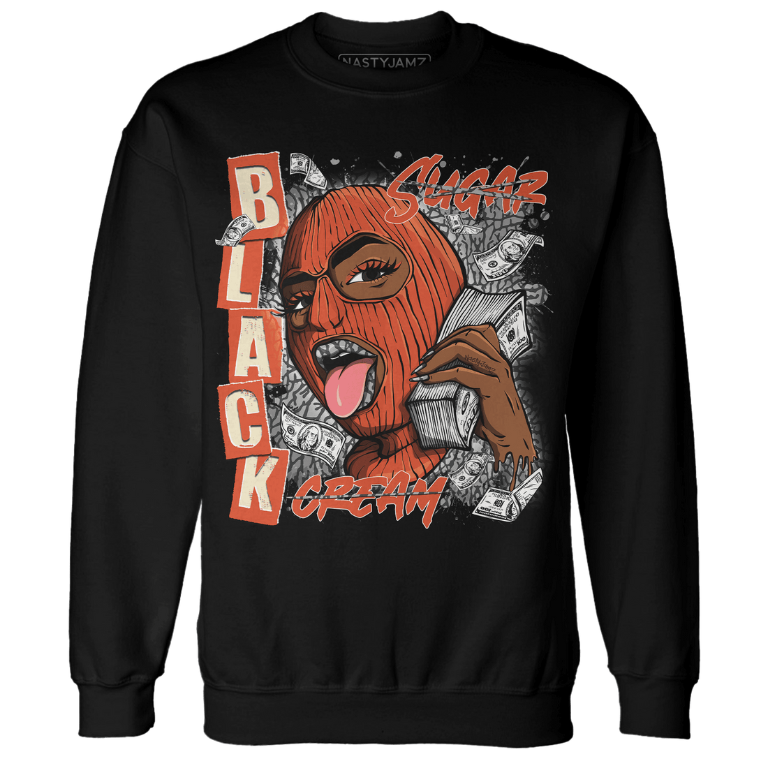 Georgia Peach 3s Sweatshirt Match No Sugar No Cream - NastyJamz