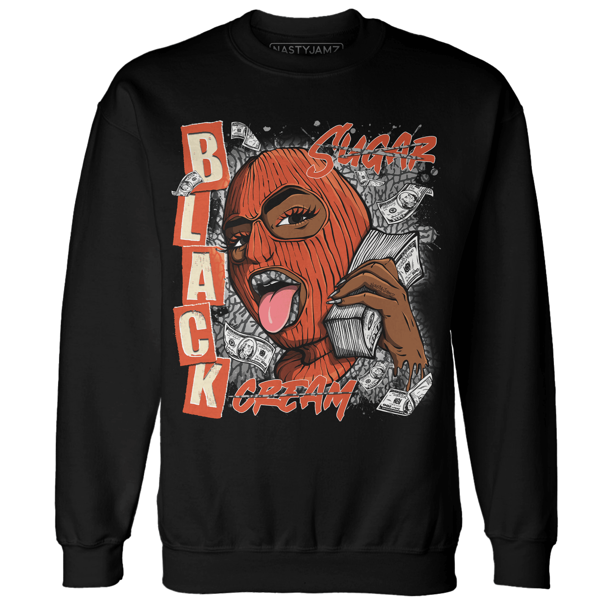 Georgia Peach 3s Sweatshirt Match No Sugar No Cream - NastyJamz