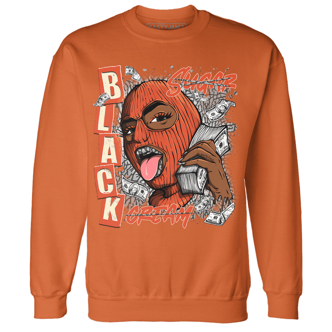 Georgia Peach 3s Sweatshirt Match No Sugar No Cream - NastyJamz