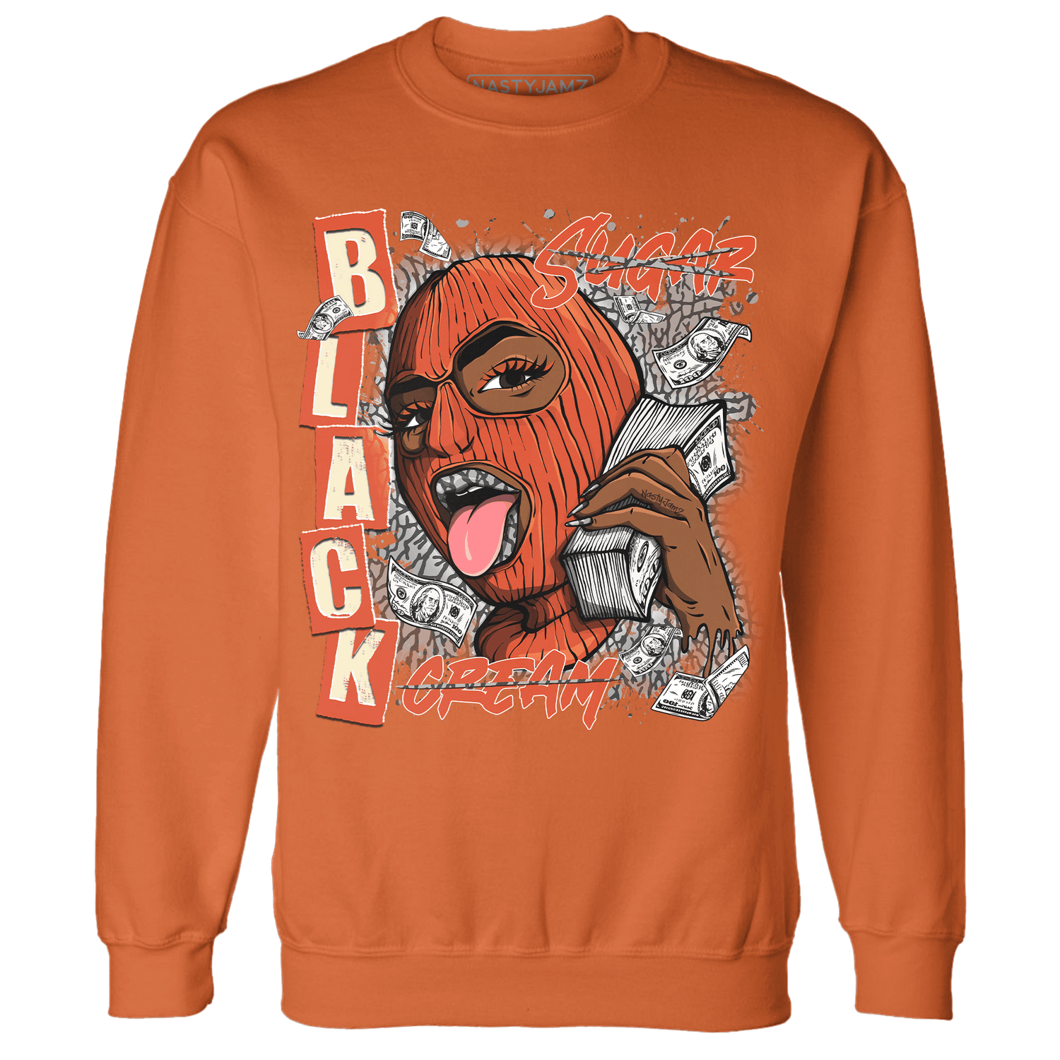 Georgia Peach 3s Sweatshirt Match No Sugar No Cream - NastyJamz