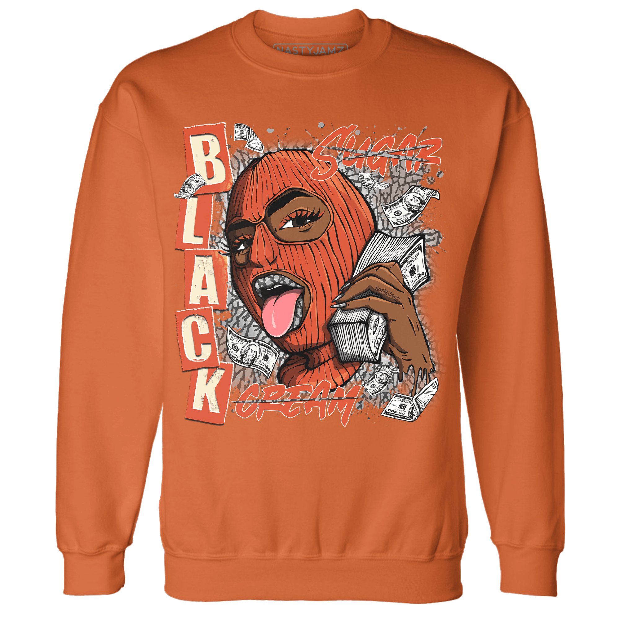 Georgia Peach 3s Sweatshirt Match No Sugar No Cream - NastyJamz