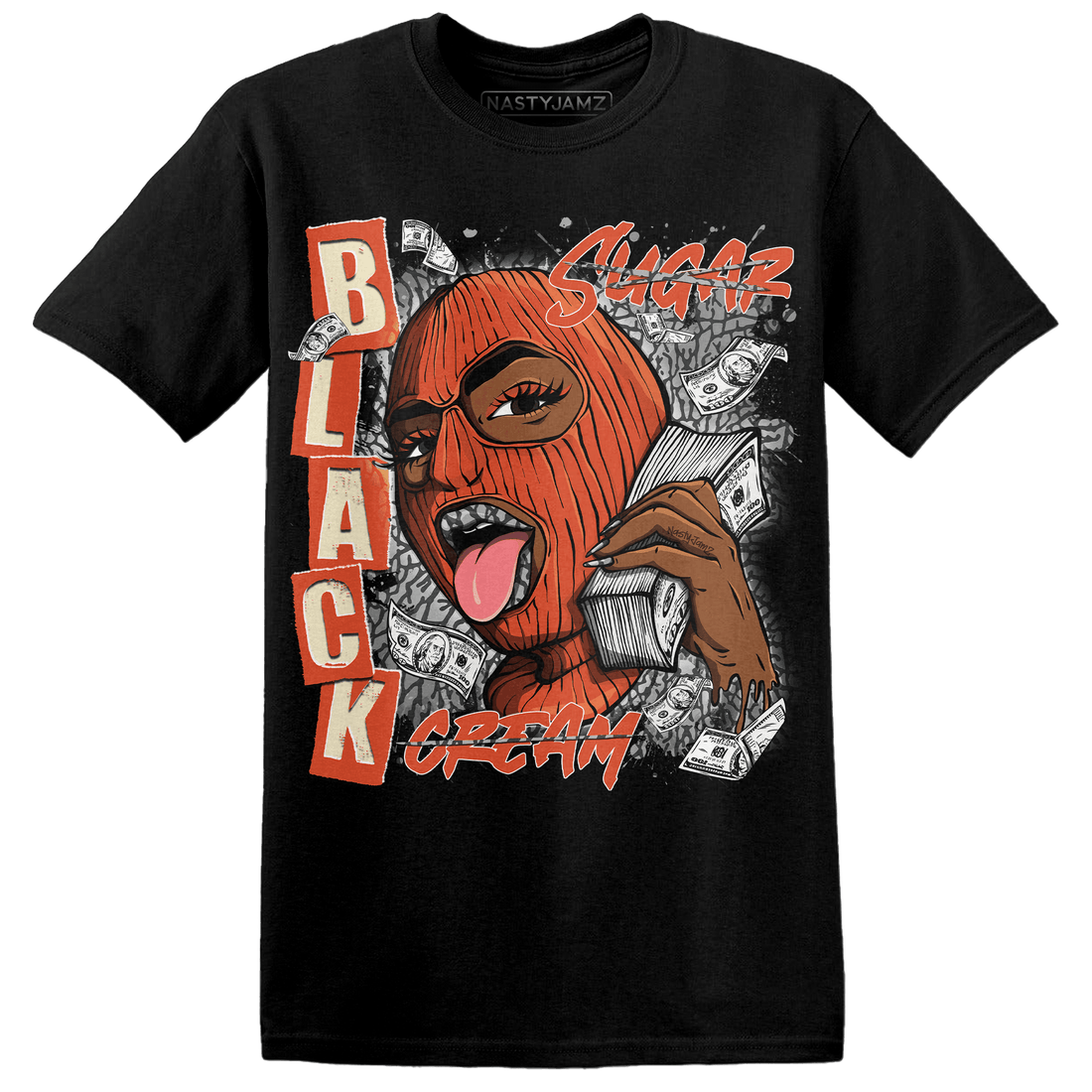 Georgia Peach 3s T Shirt Match No Sugar No Cream - NastyJamz
