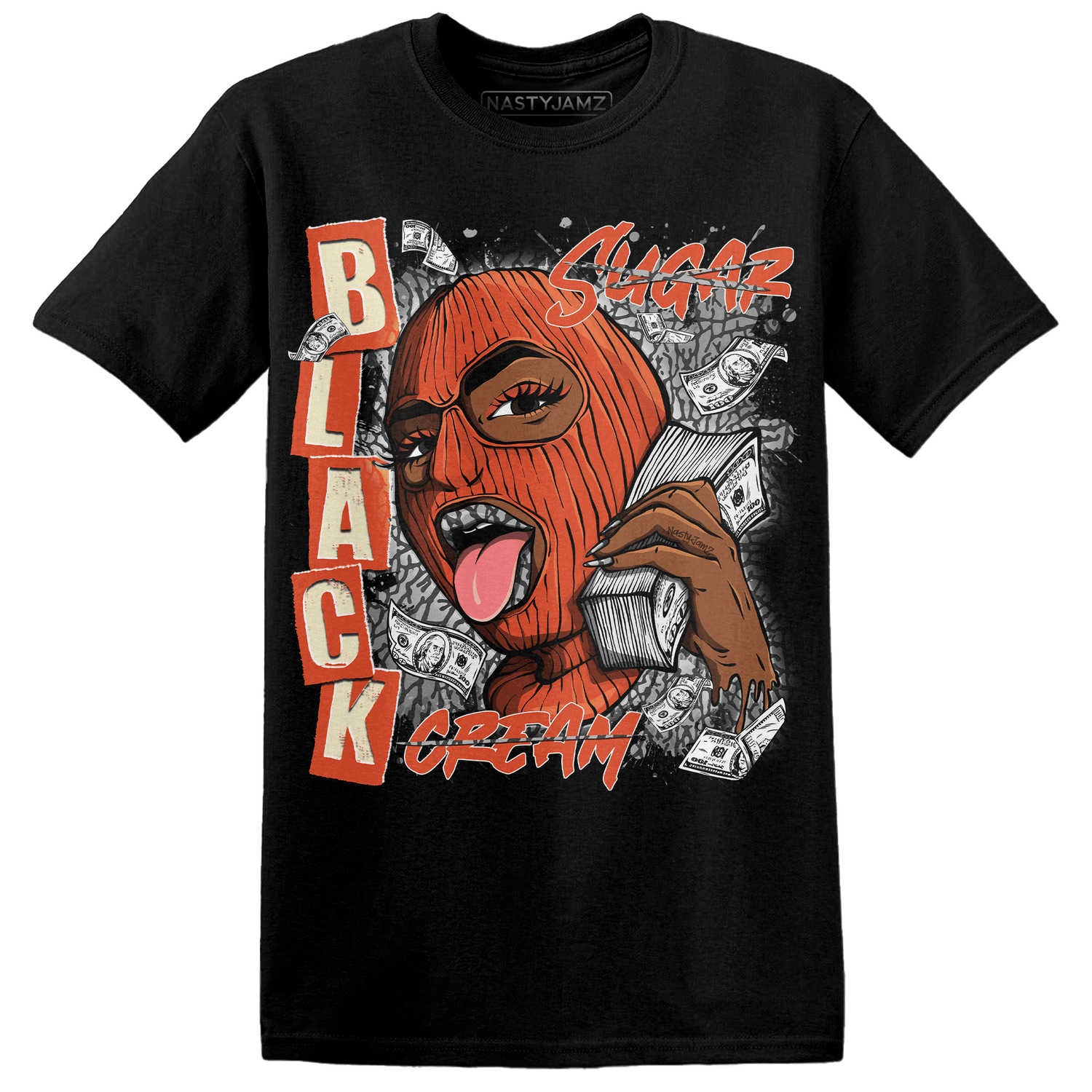 Georgia Peach 3s T Shirt Match No Sugar No Cream - NastyJamz