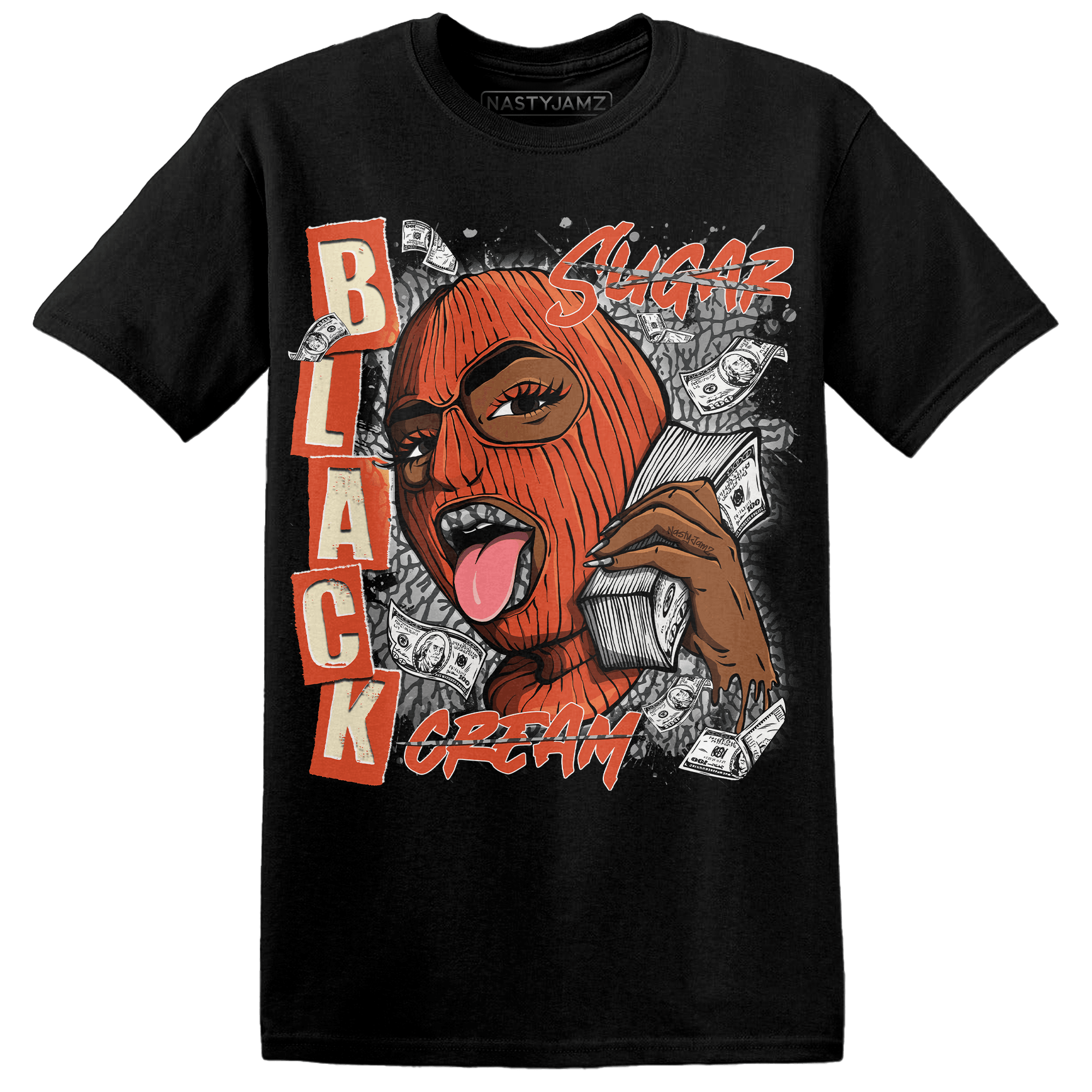 Georgia Peach 3s T Shirt Match No Sugar No Cream - NastyJamz