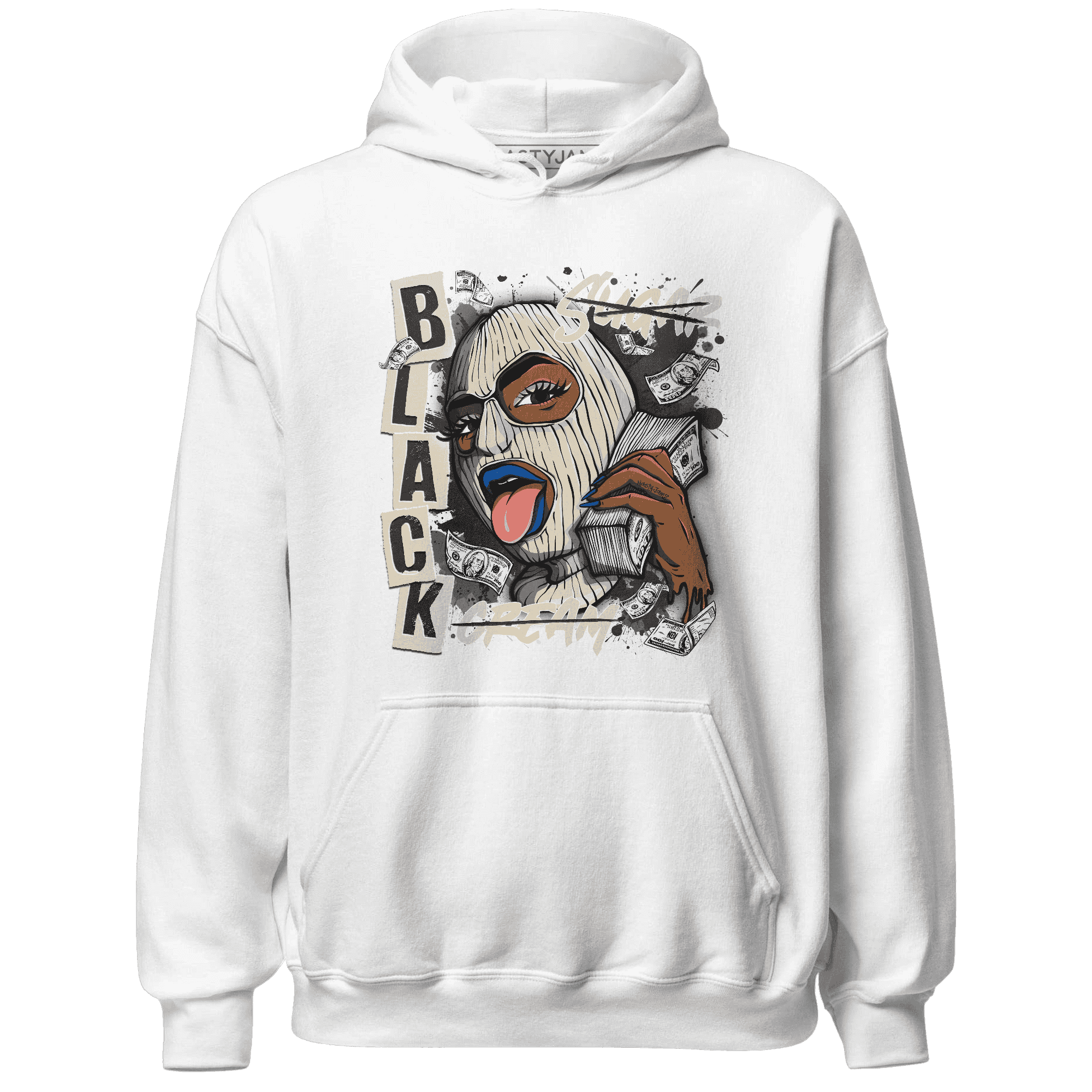 Quaiii 54s Hoodie Match No Sugar No Cream - NastyJamz