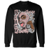 Red Stardust 3s Sweatshirt Match No Sugar No Cream - NastyJamz