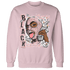 Red Stardust 3s Sweatshirt Match No Sugar No Cream - NastyJamz