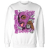 GS Hyper Violet 4s Sweatshirt Match No Sugar No Cream - NastyJamz