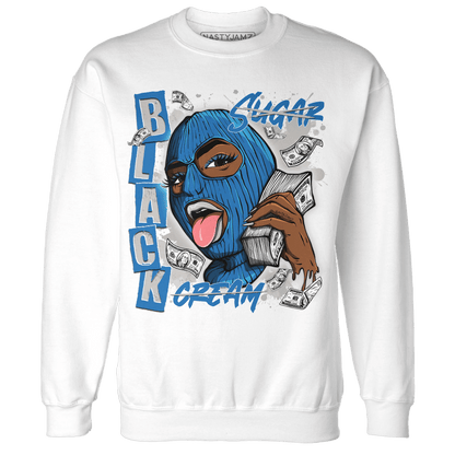 Industrial Blue 4s Sweatshirt Match No Sugar No Cream - NastyJamz