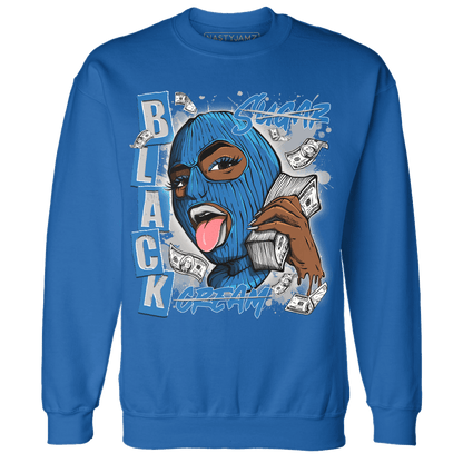 Industrial Blue 4s Sweatshirt Match No Sugar No Cream - NastyJamz