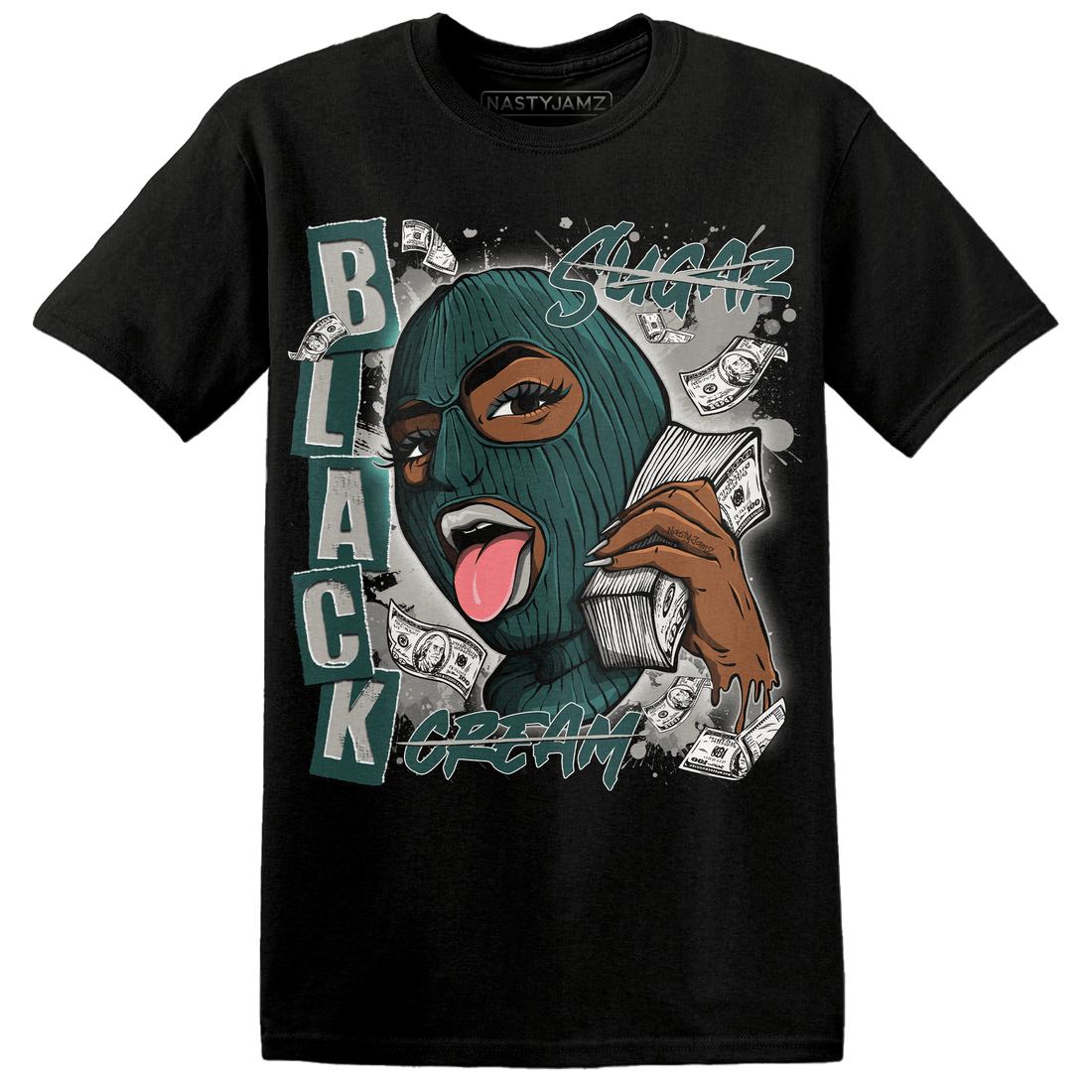 Oxidized Green 4s T Shirt Match No Sugar No Cream - NastyJamz