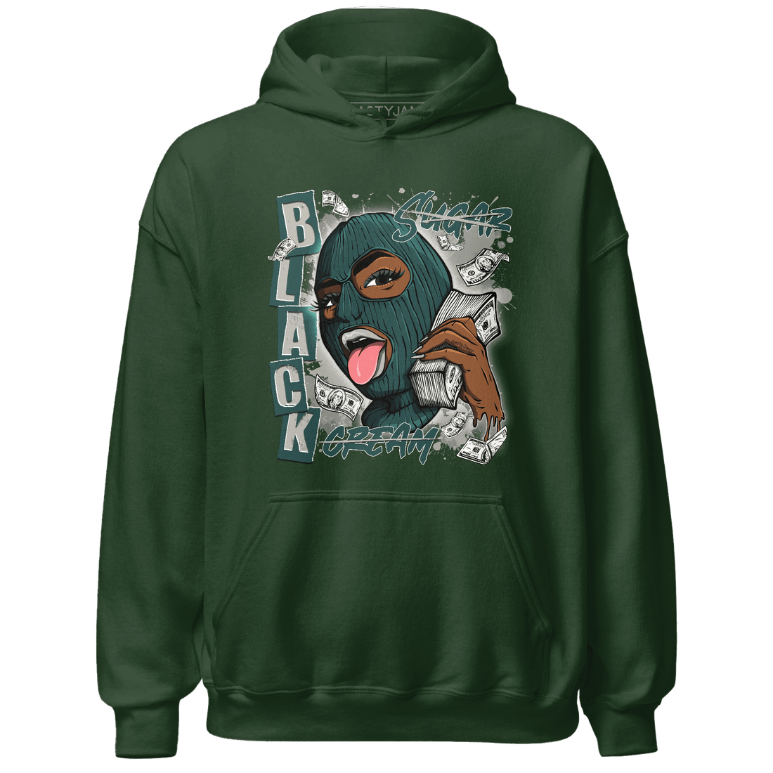 Oxidized Green 4s Hoodie Match No Sugar No Cream - NastyJamz