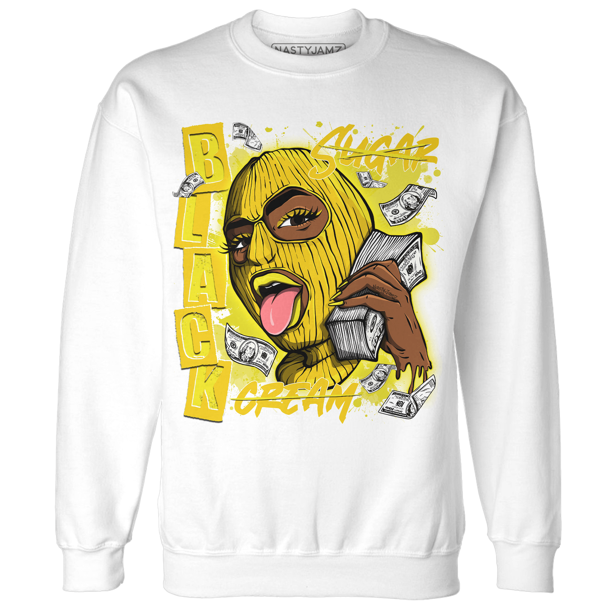 Vivid Sulfur 4s Sweatshirt Match No Sugar No Cream - NastyJamz