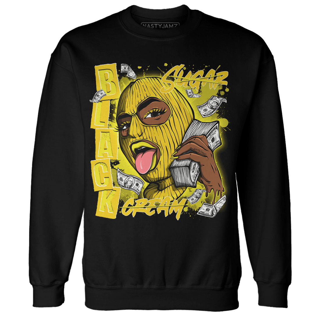 Vivid Sulfur 4s Sweatshirt Match No Sugar No Cream - NastyJamz