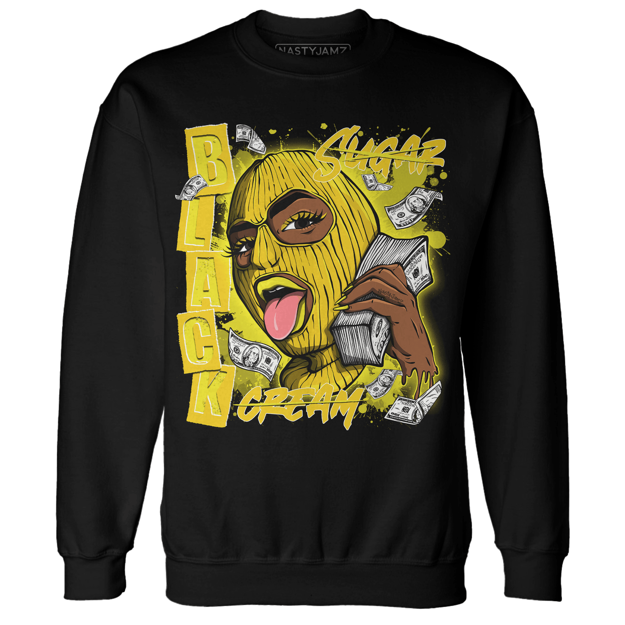 Vivid Sulfur 4s Sweatshirt Match No Sugar No Cream - NastyJamz