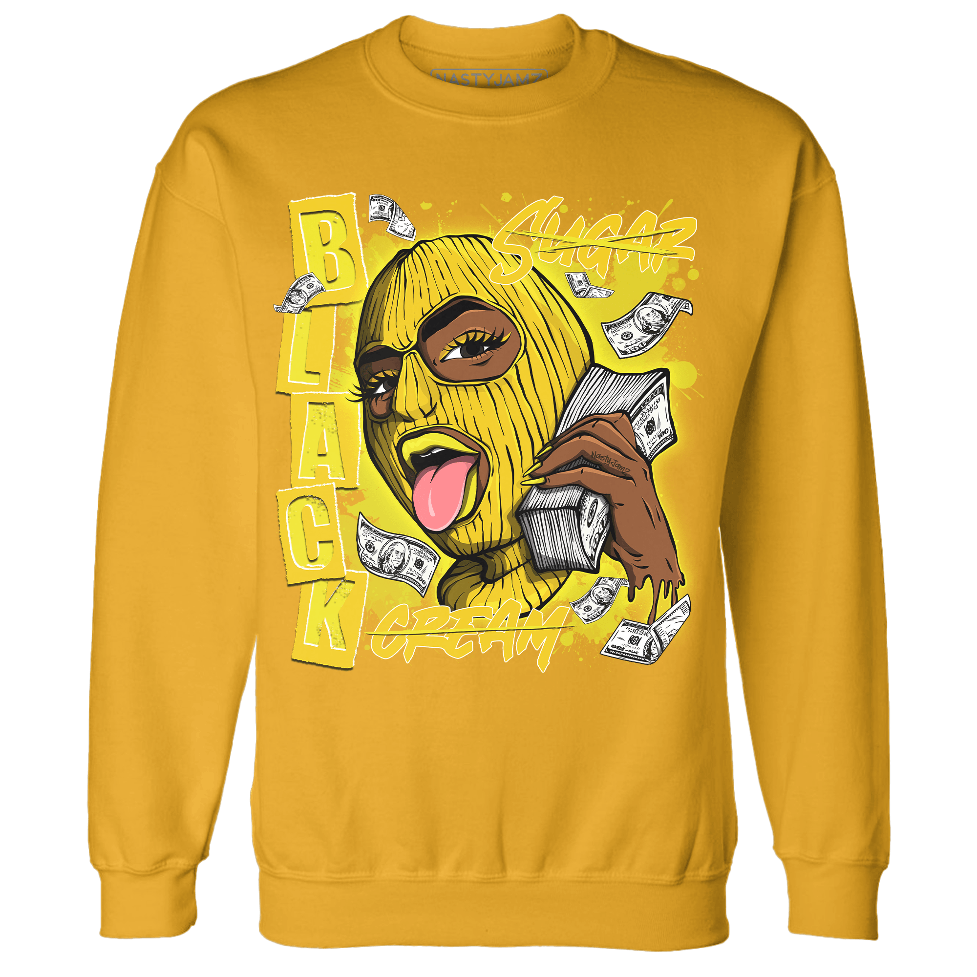 Vivid Sulfur 4s Sweatshirt Match No Sugar No Cream - NastyJamz