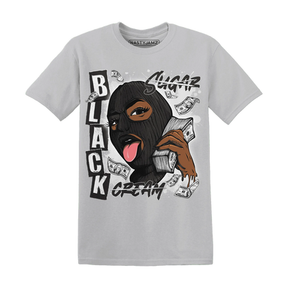 White-Thunder-4s-T-Shirt-Match-No-Sugar-No-Cream