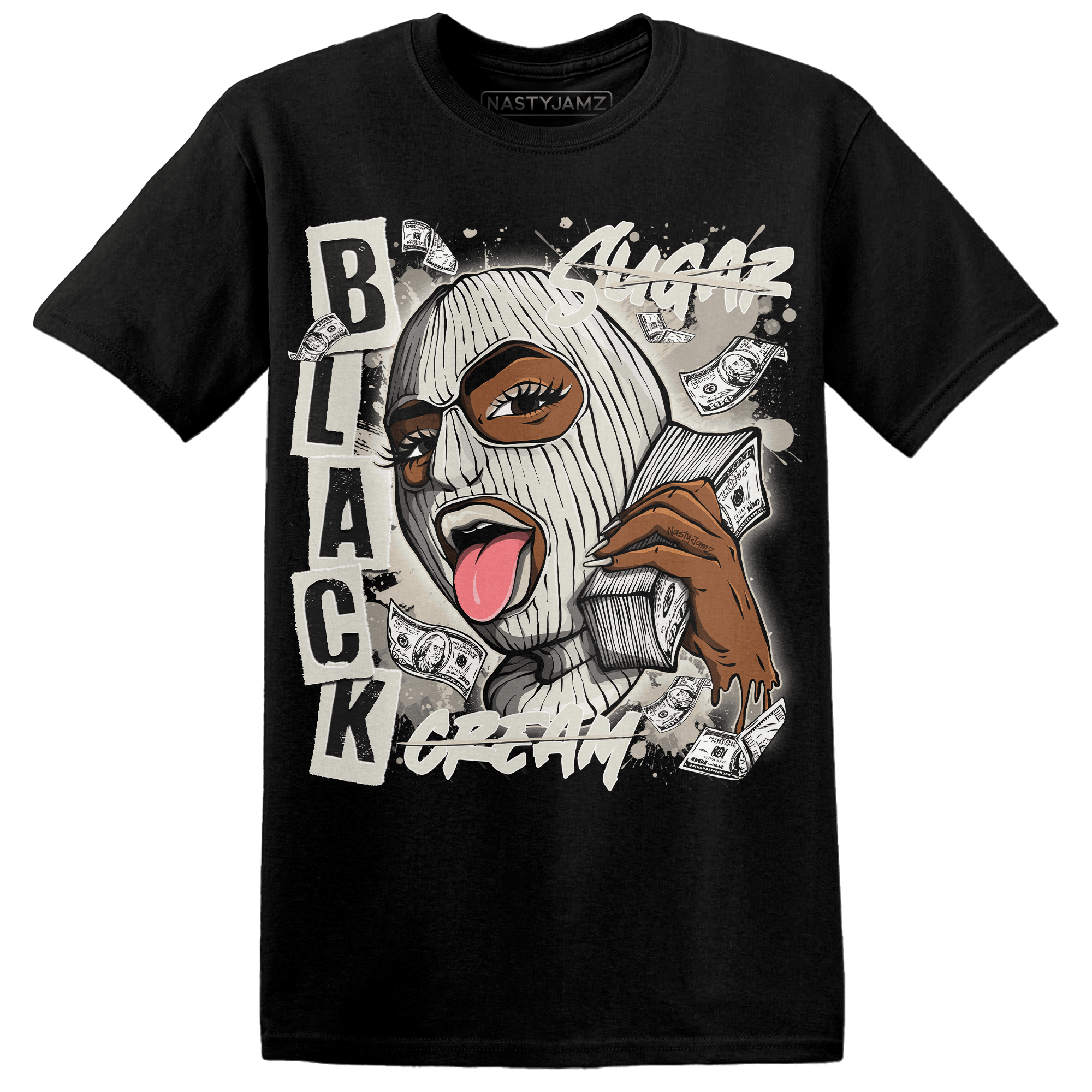 SE Sail 5s T Shirt Match No Sugar No Cream - NastyJamz