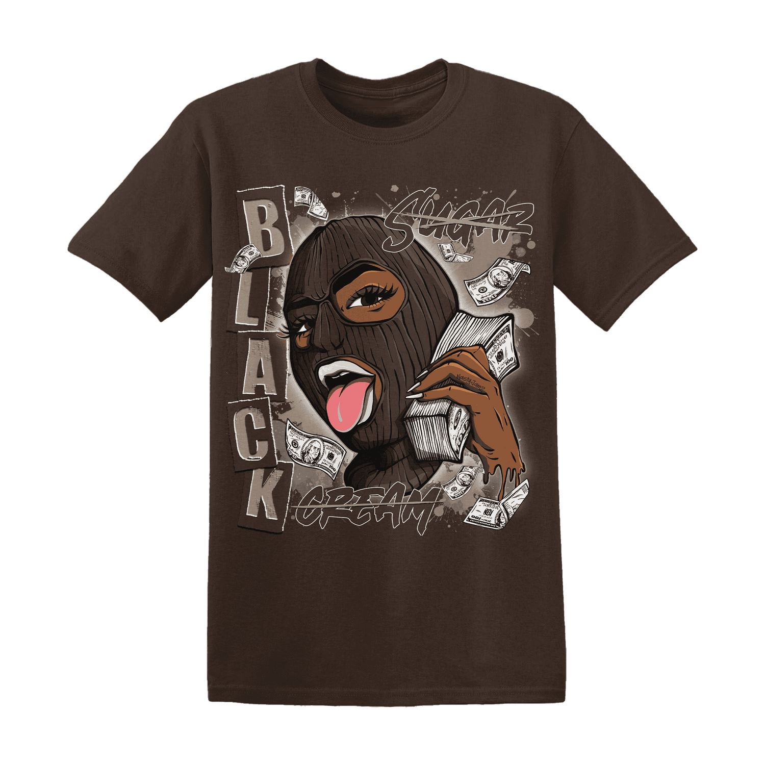 Dunk Low Baroque Brown T Shirt Match No Sugar No Cream - NastyJamz