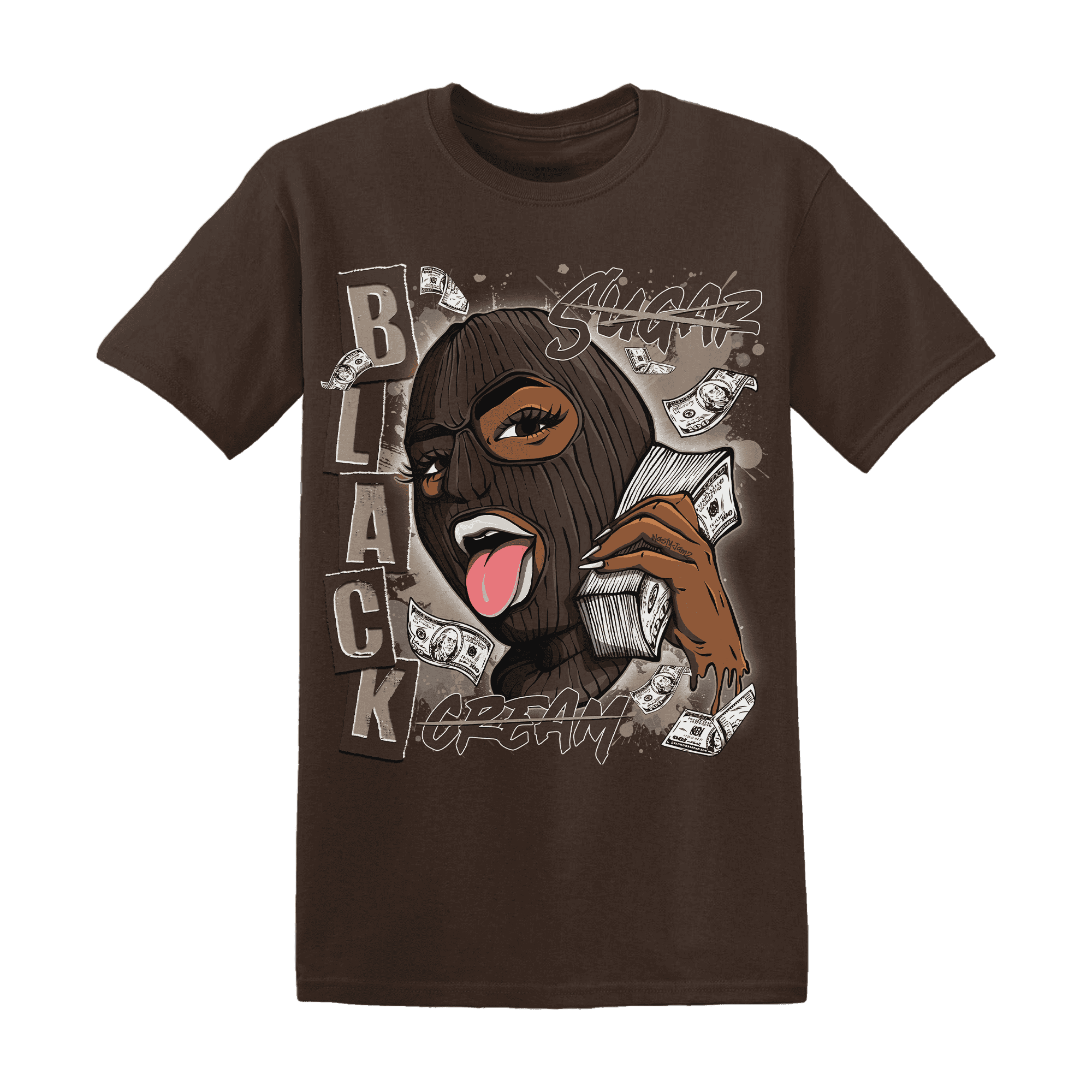 Dunk Low Baroque Brown T Shirt Match No Sugar No Cream - NastyJamz