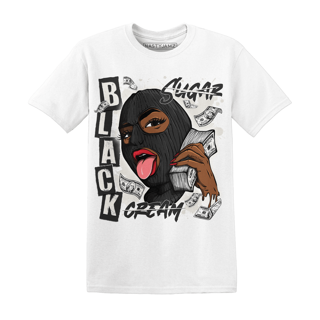 Jumman Jack University Red T Shirt Match No Sugar No Cream - NastyJamz