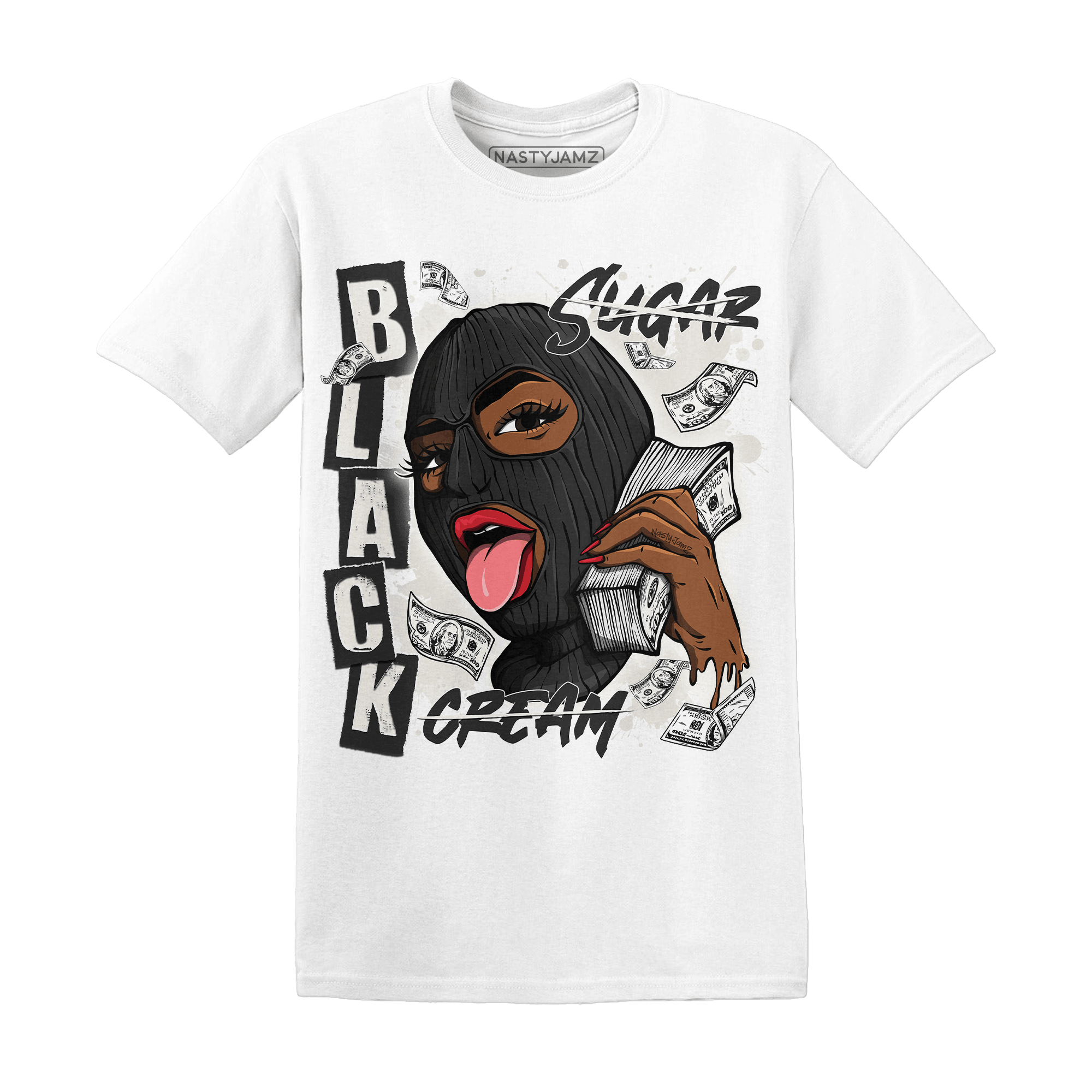 Jumman Jack University Red T Shirt Match No Sugar No Cream - NastyJamz