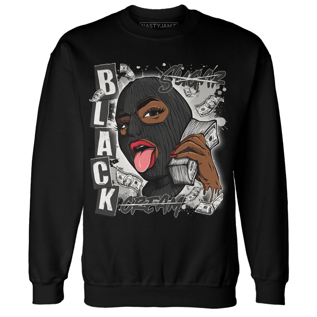 Jumman Jack University Red Sweatshirt Match No Sugar No Cream - NastyJamz