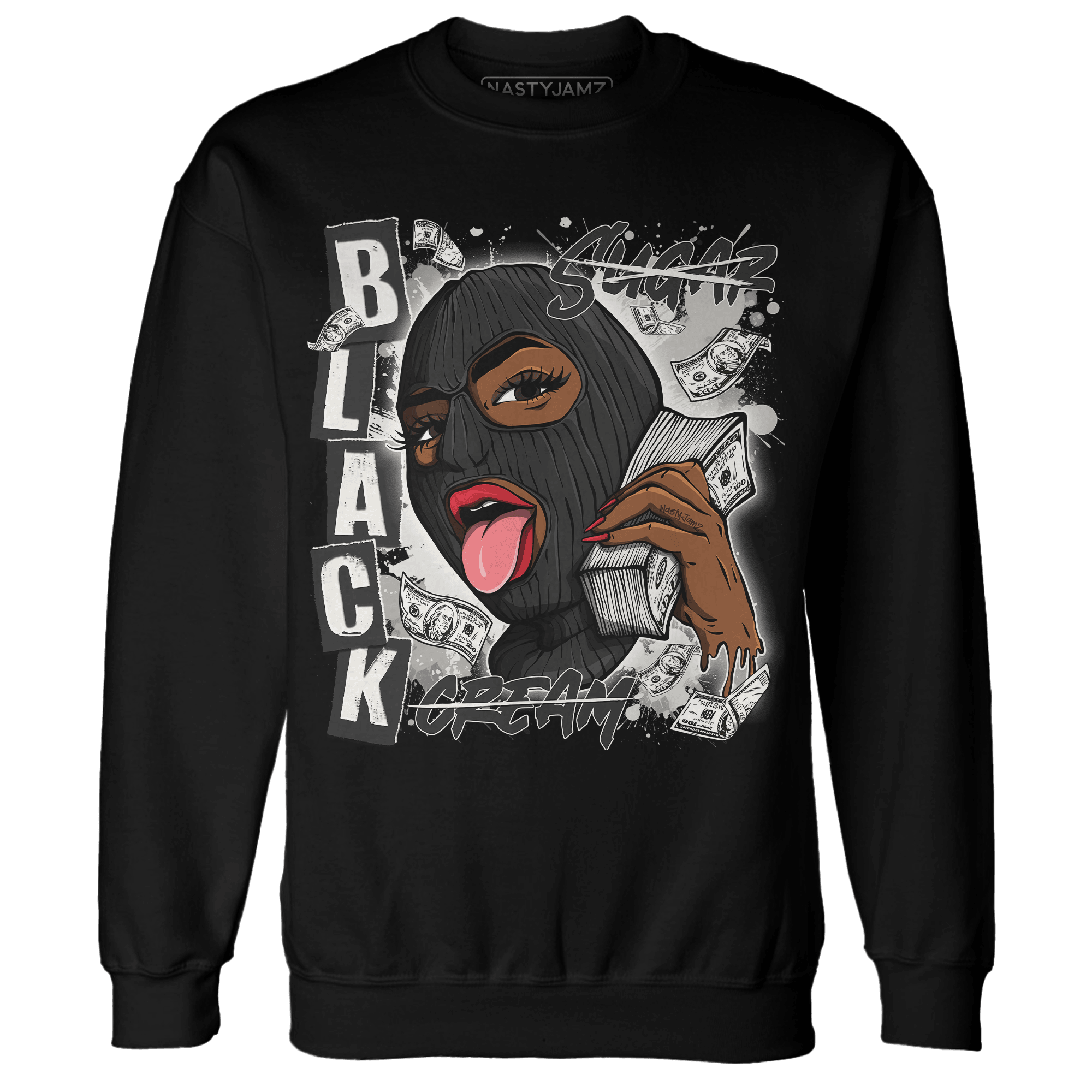 Jumman Jack University Red Sweatshirt Match No Sugar No Cream - NastyJamz