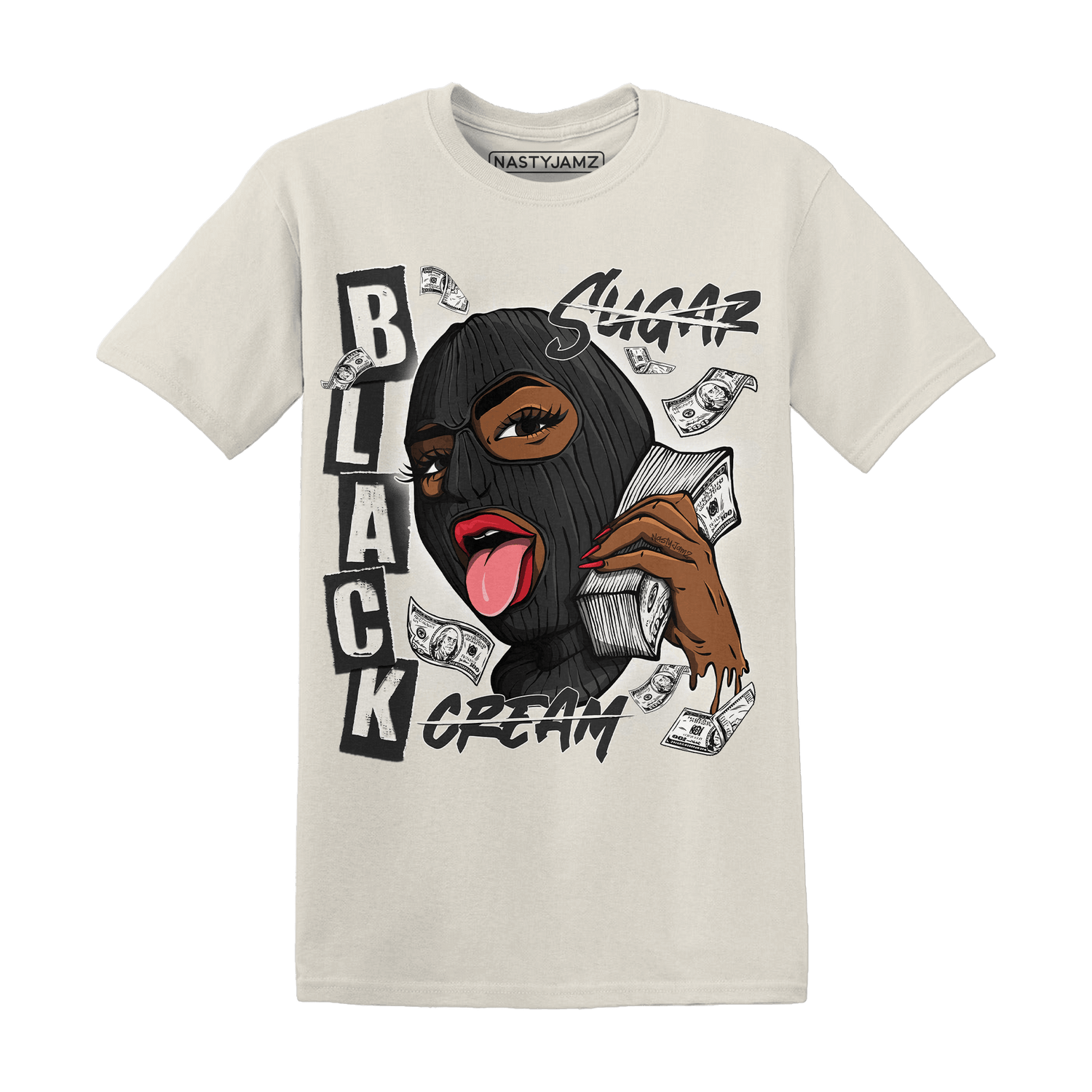 Jumman Jack University Red T Shirt Match No Sugar No Cream - NastyJamz