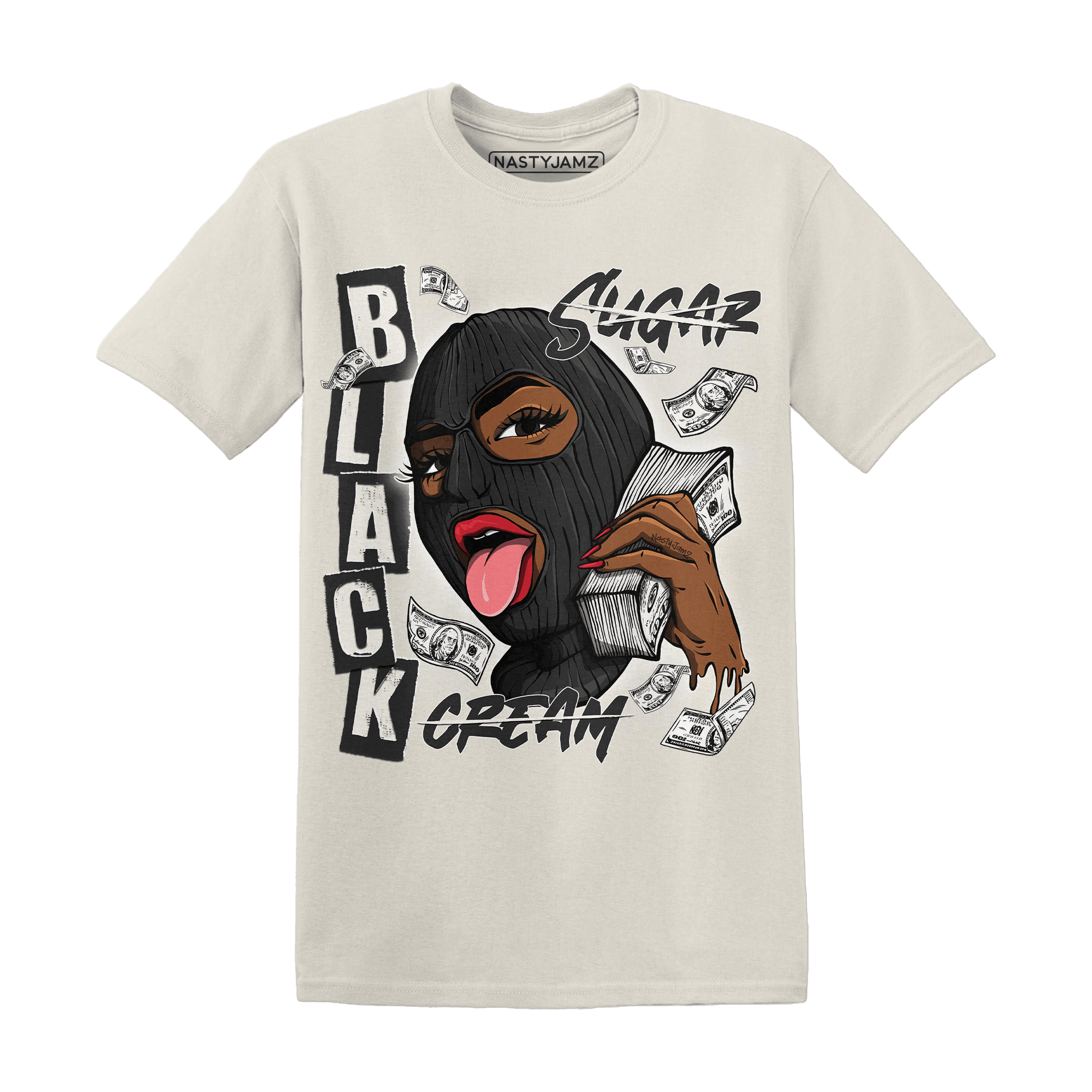 Jumman Jack University Red T Shirt Match No Sugar No Cream - NastyJamz