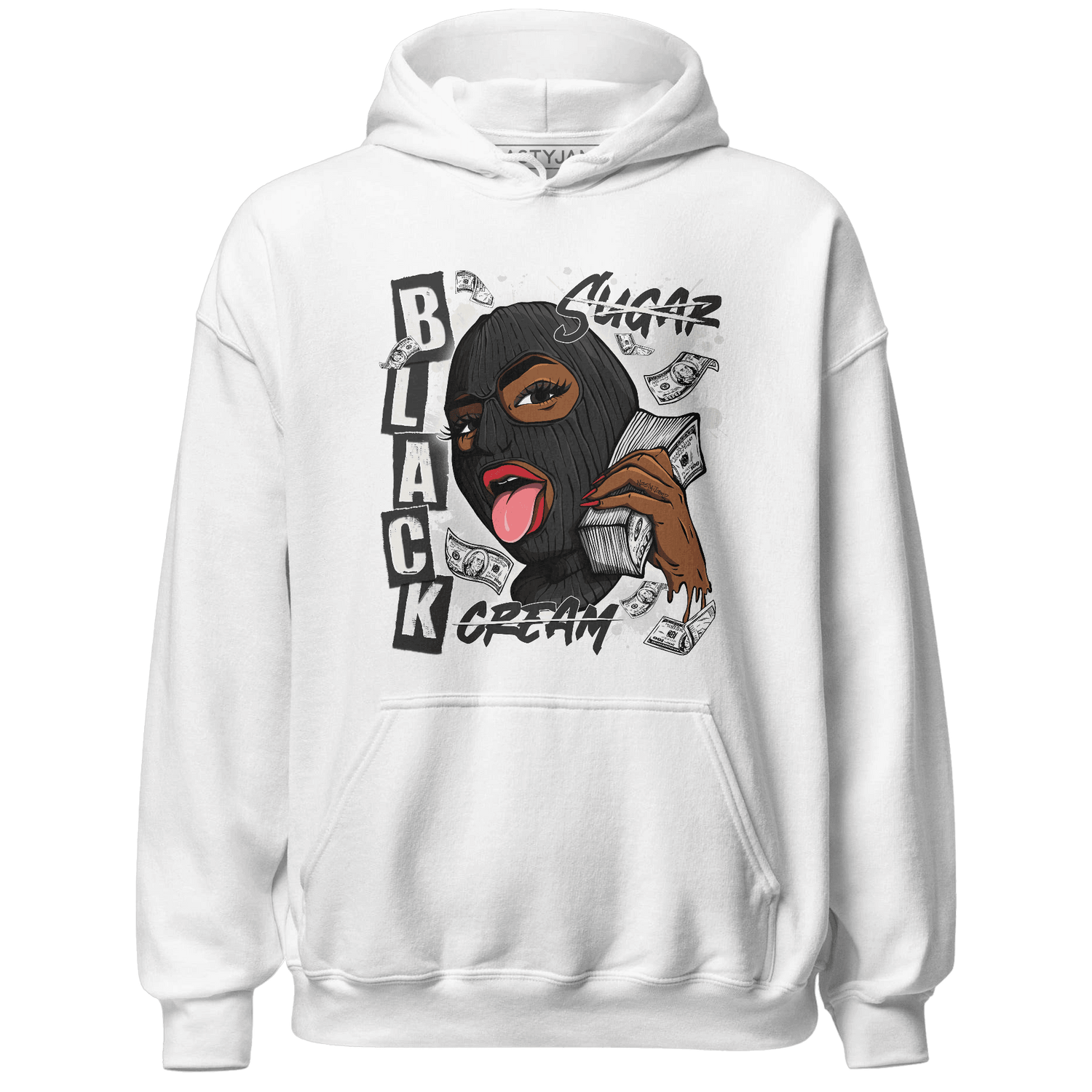 Jumman Jack University Red Hoodie Match No Sugar No Cream - NastyJamz
