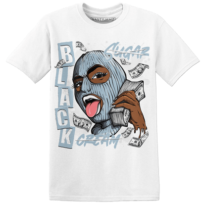 Blue Grey 13s T Shirt Match No Sugar No Cream - NastyJamz