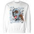 Blue Grey 13s Sweatshirt Match No Sugar No Cream - NastyJamz