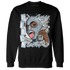 Blue Grey 13s Sweatshirt Match No Sugar No Cream - NastyJamz